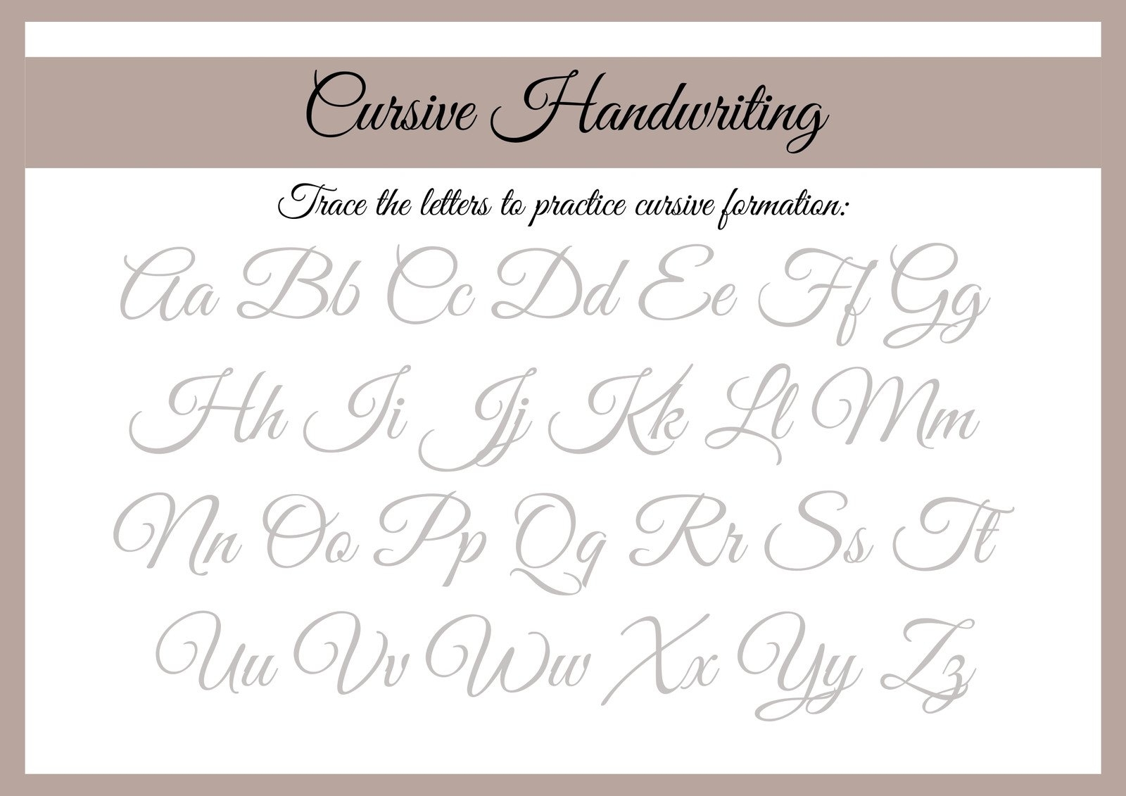 Free Custom Printable Handwriting Worksheet Templates Canva