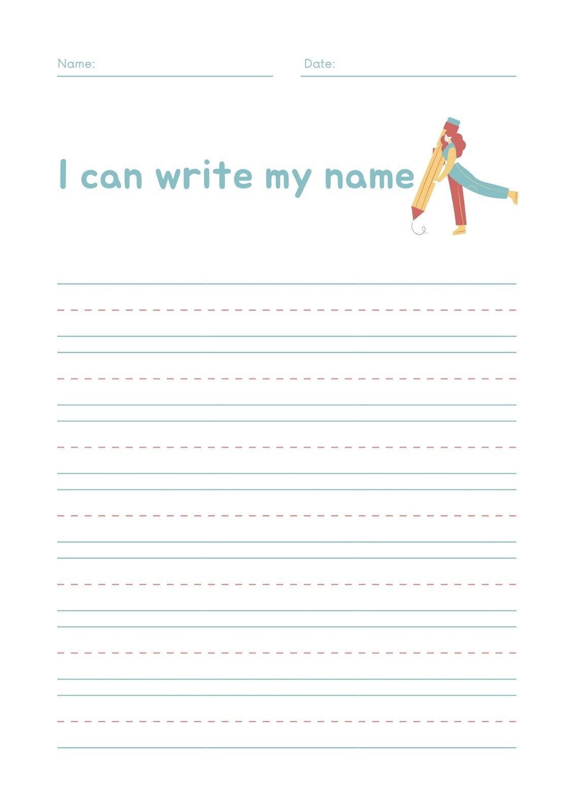 Handwriting Paper Printable Worksheets Handwriting Paper Printable Worksheets