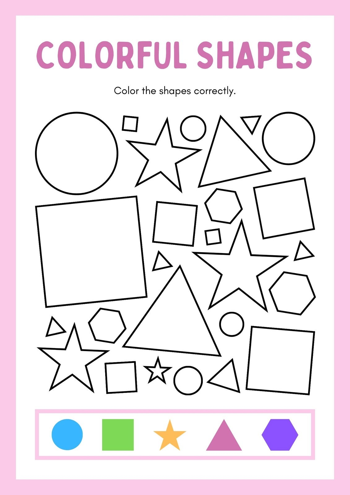 Printable Work For Preschoolers