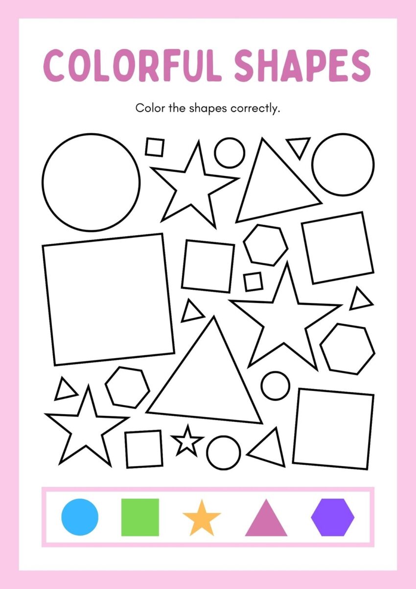 Free Custom Printable Preschool Worksheet Templates Canva