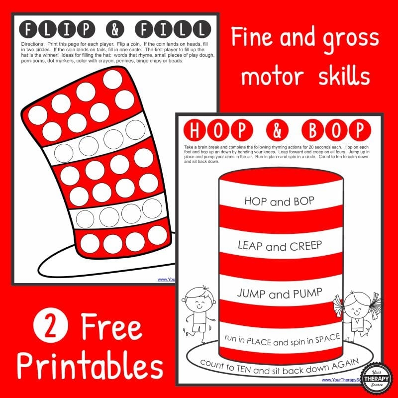 Dr Seuss Free Printables Preschool Dr Seuss Free Printables Preschool