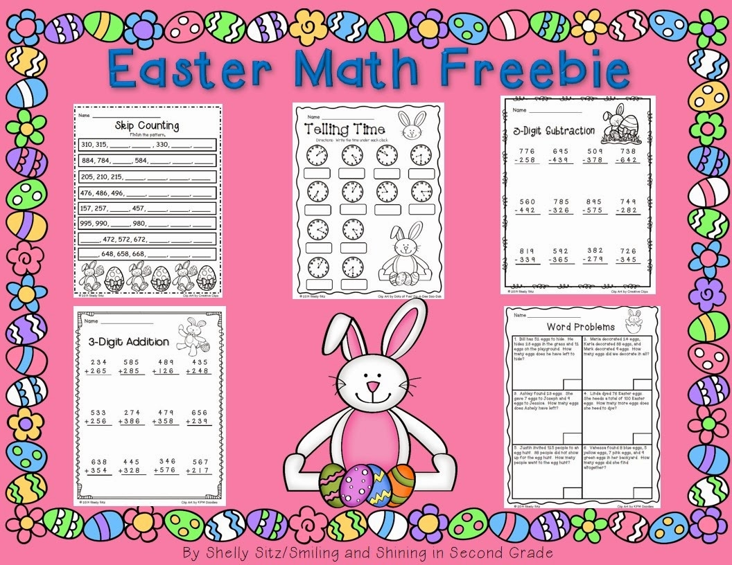 FREE Easter Math Worksheets For Second Grade Second Grade Teaching Blog FREE Easter Math Worksheets For Second Grade Second Grade Teaching Blog