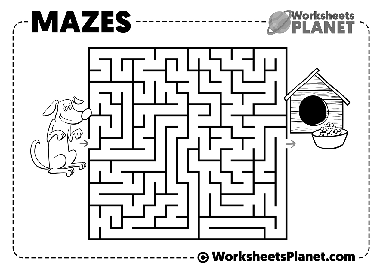Maze Worksheets Preschool