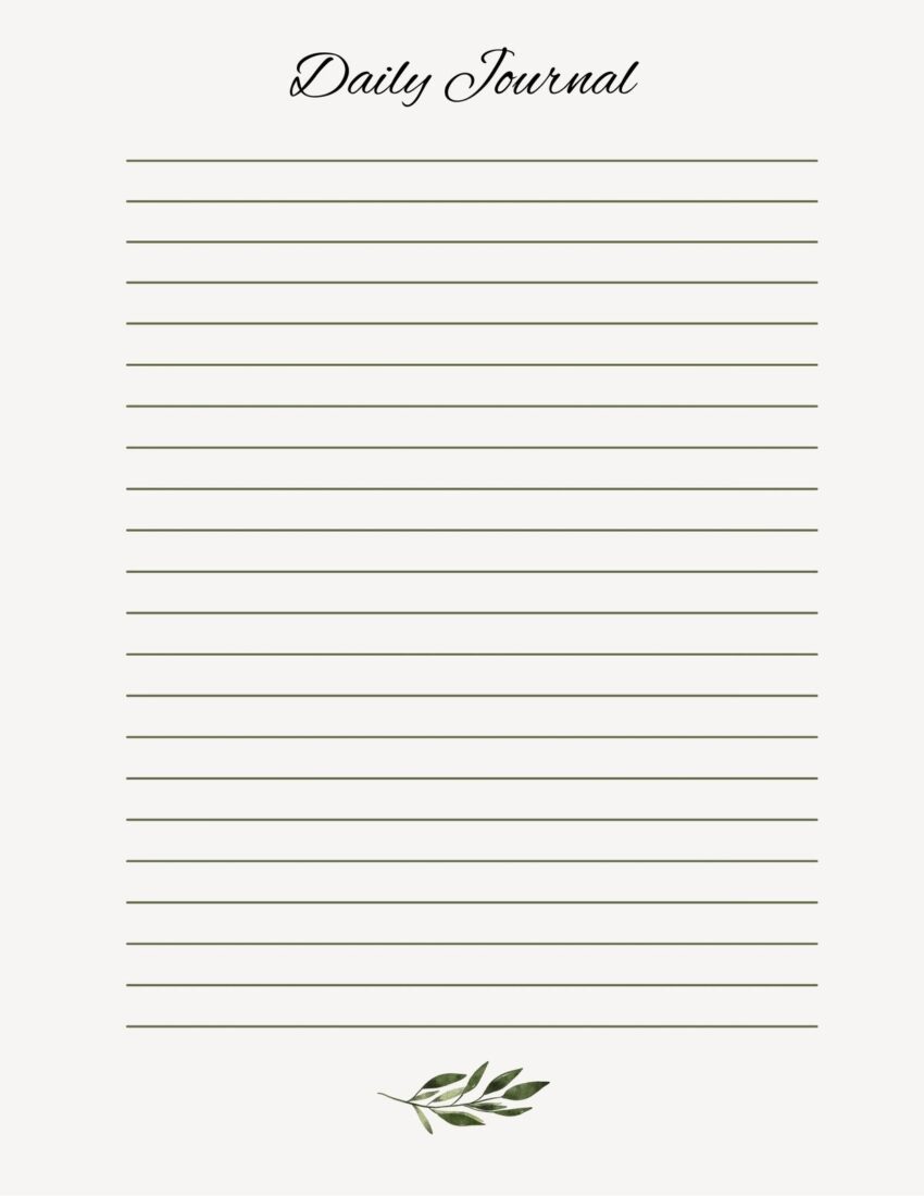 Free Editable And Printable Journal Templates Canva