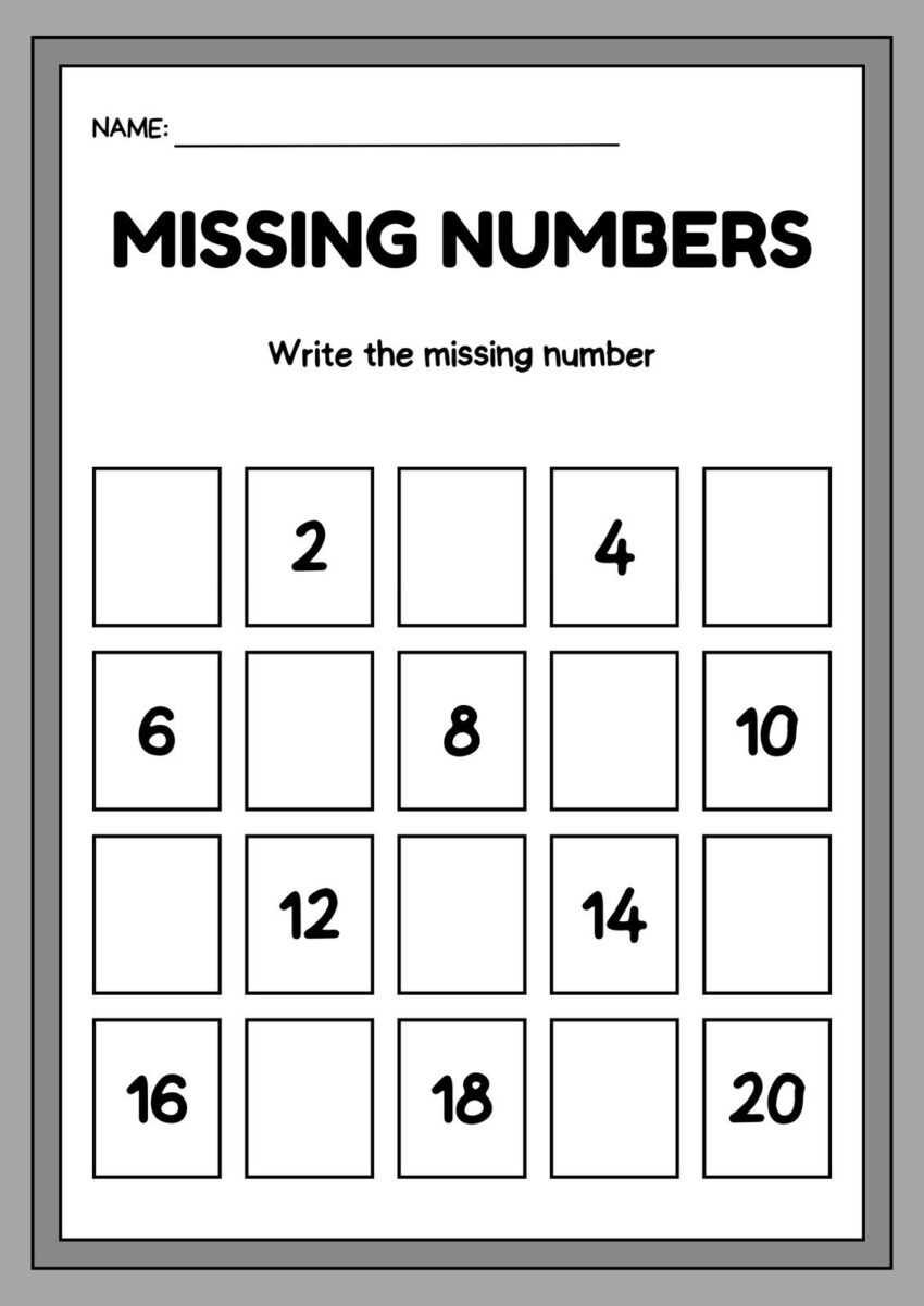 Free Editable Kindergarten Worksheets Canva