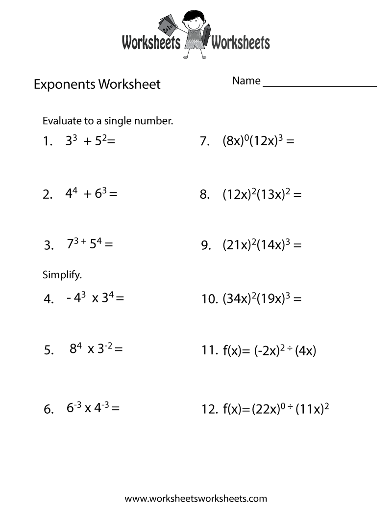 Free Exponent Worksheet 5th Grade Download Free Exponent Worksheet 5th Grade Png Images Free Worksheets On Clipart Library