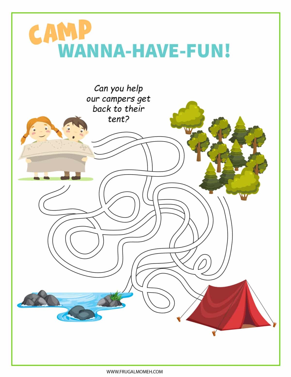 Free Printable Camping Worksheets For Preschool Free Printable Camping Worksheets For Preschool