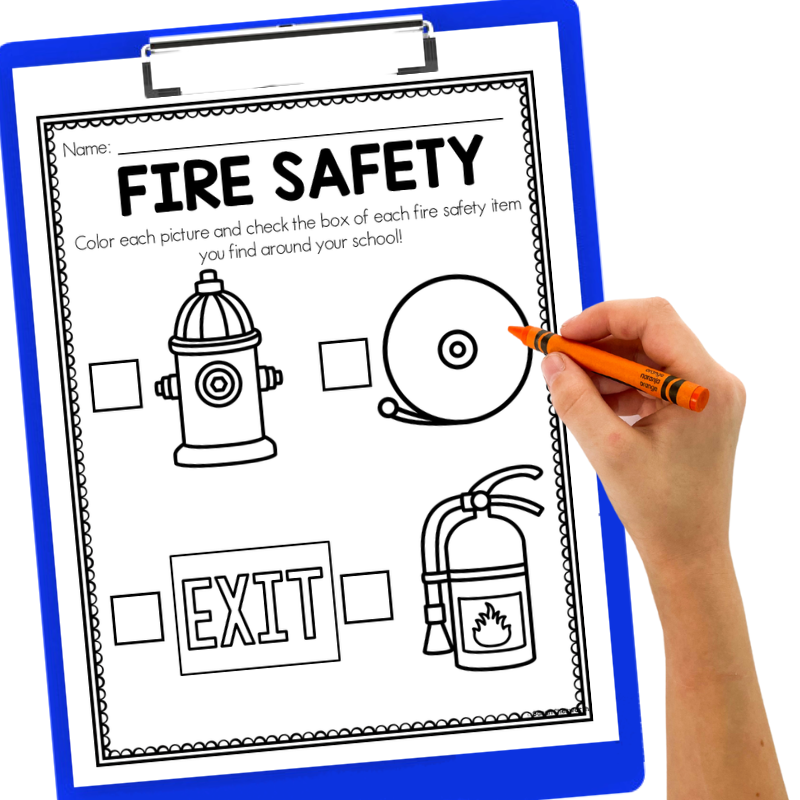 Fire Safety Printable Worksheets Kindergarten Fire Safety Printable Worksheets Kindergarten