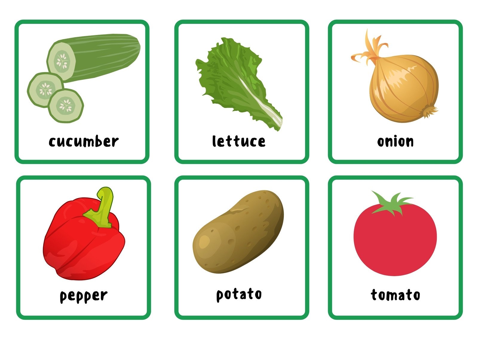 Free Food Flashcard Templates To Customize And Print Canva