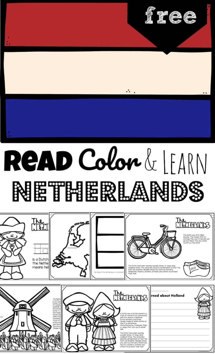 FREE FREE Printable Netherlands Coloring Pages For Kids