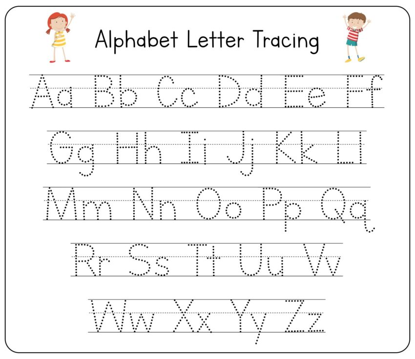 FREE Free Printable Preschool Worksheets Tracing Letters Worksheets Library
