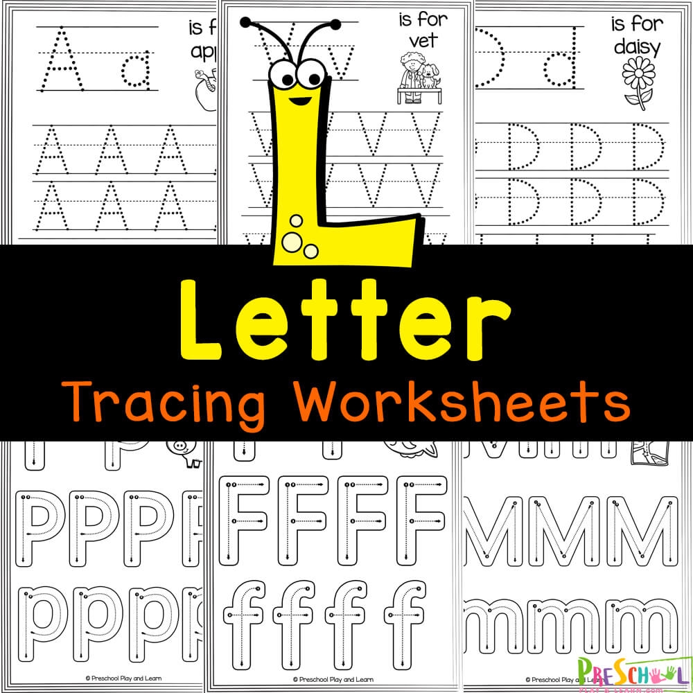 Writing Letters Printables Preschool Blank