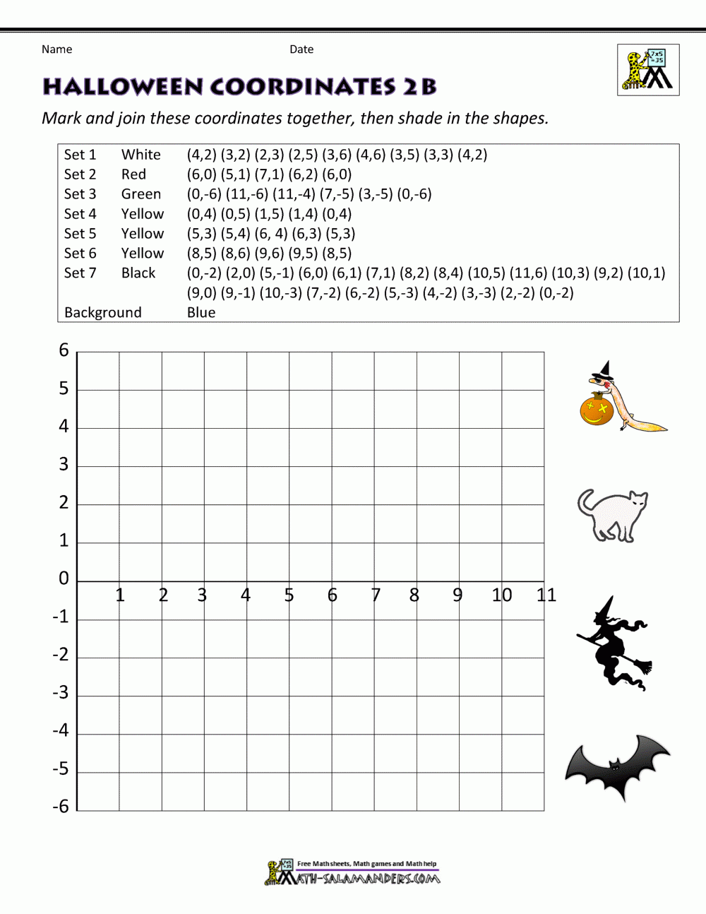 Free Halloween Math Worksheets 3rd Grade