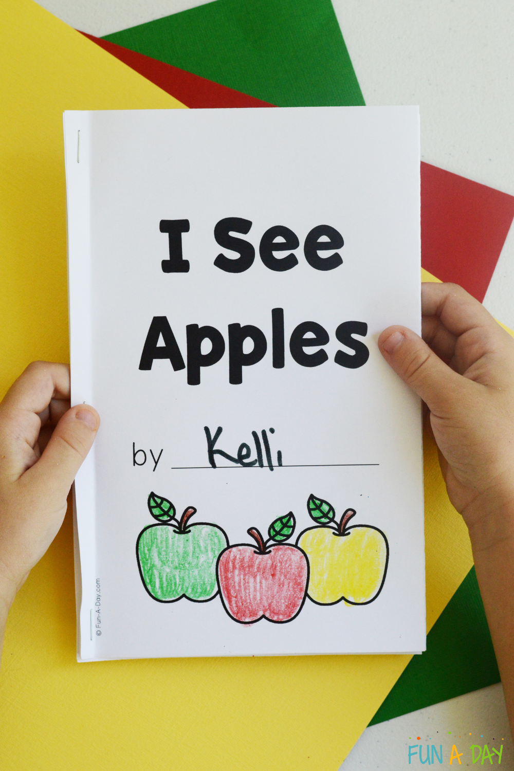 Free I See Apples Printable Book Fun A Day Free I See Apples Printable Book Fun A Day