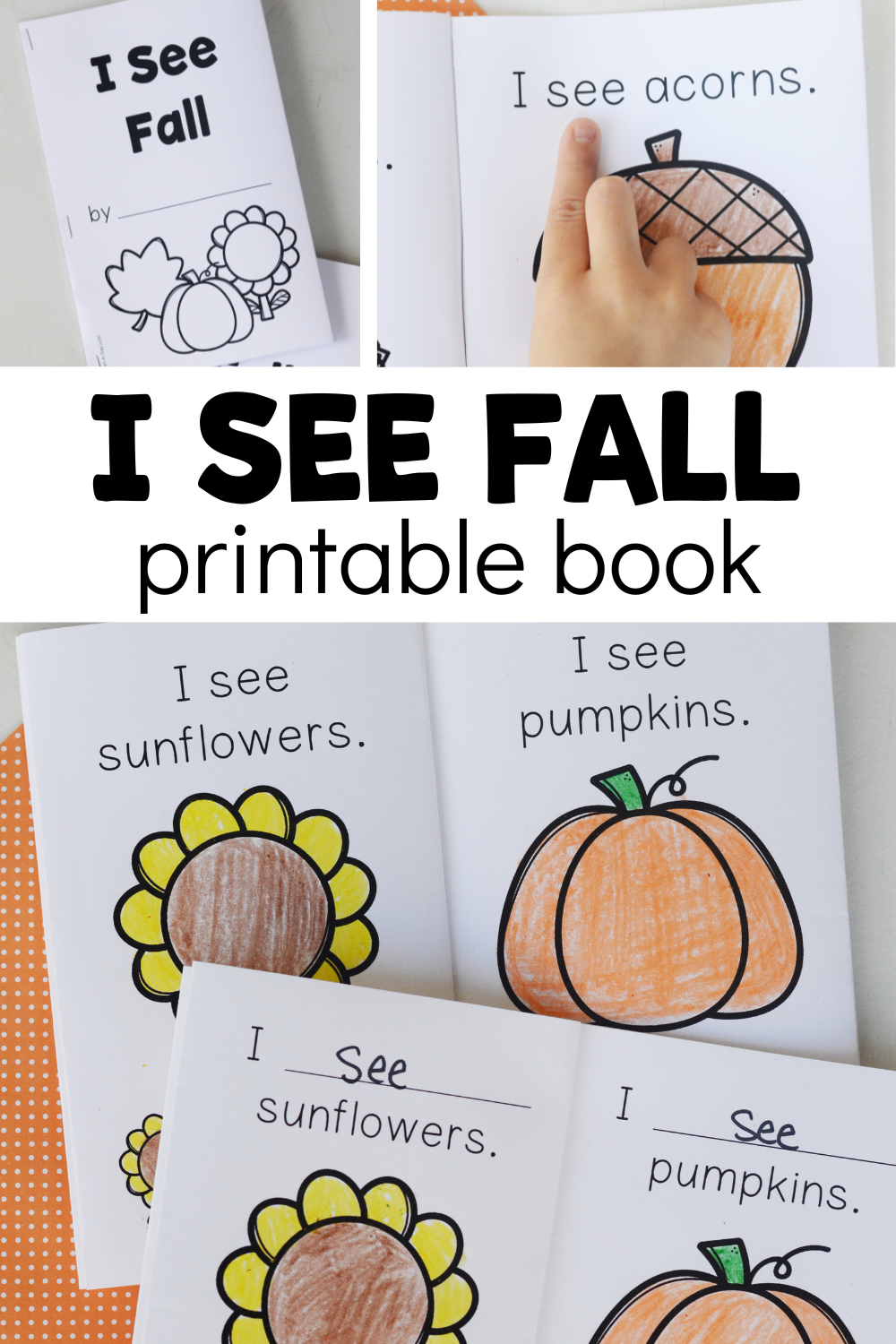 Free I See Fall Printable Book Fun A Day Free I See Fall Printable Book Fun A Day