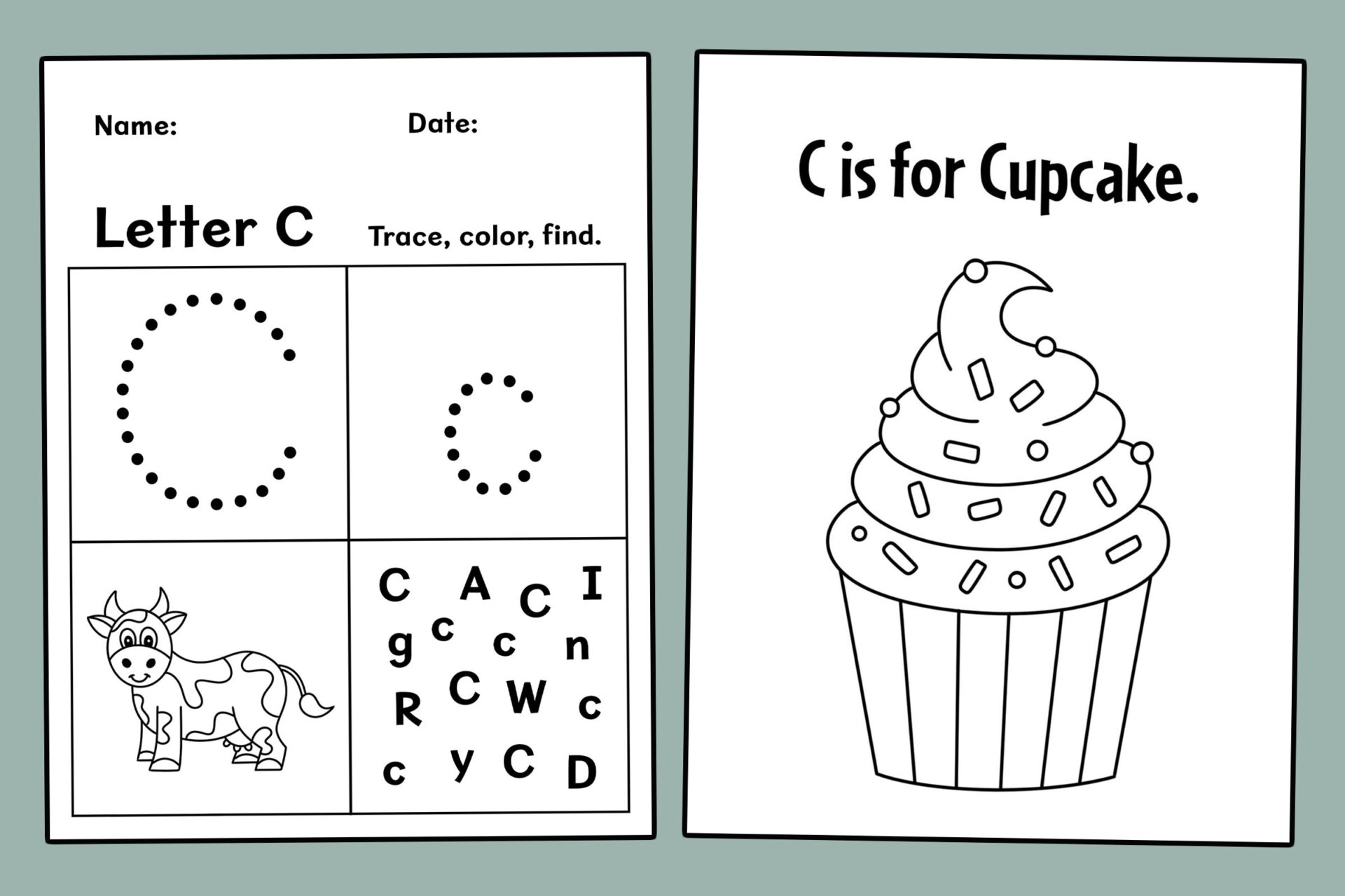 FREE Letter C Worksheets For Preschool The Hollydog Blog FREE Letter C Worksheets For Preschool The Hollydog Blog