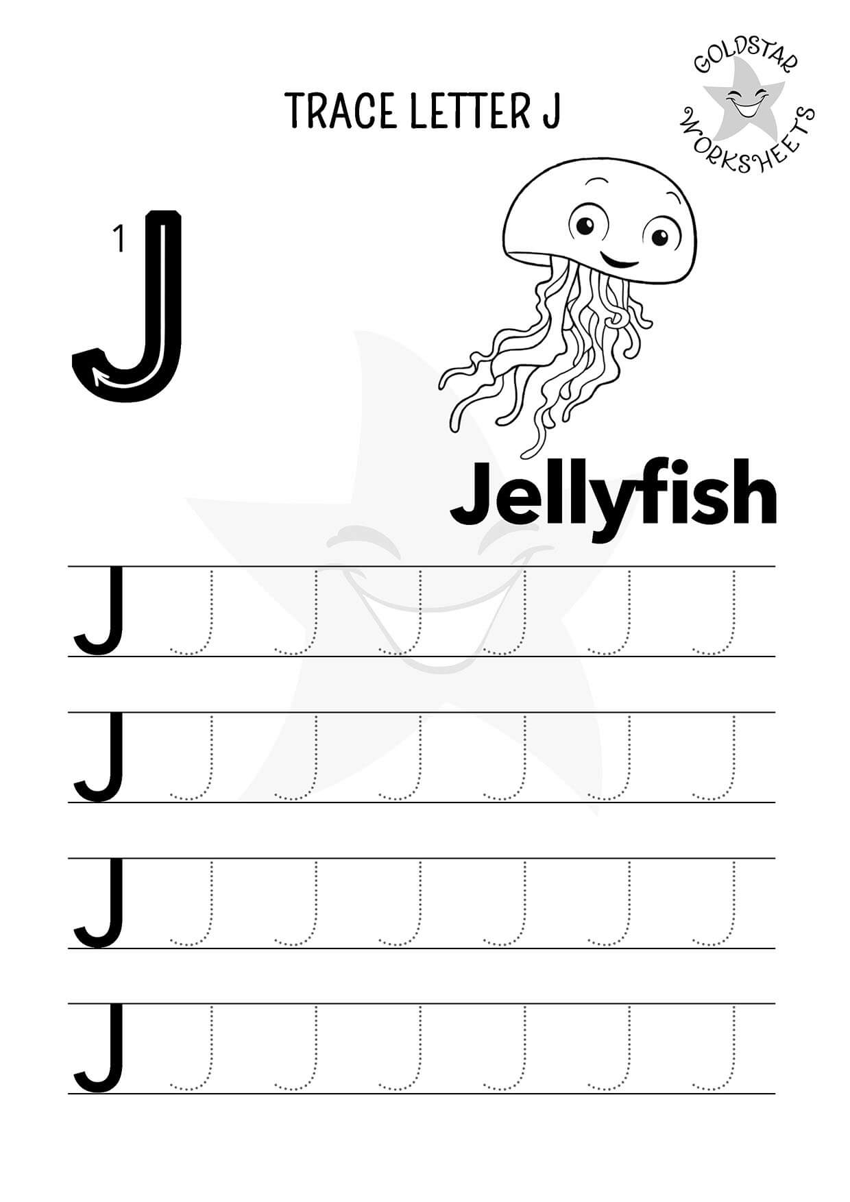 Free Letter J Tracing Worksheets Fun U0026 Educational For Kids Free Letter J Tracing Worksheets Fun U0026 Educational For Kids