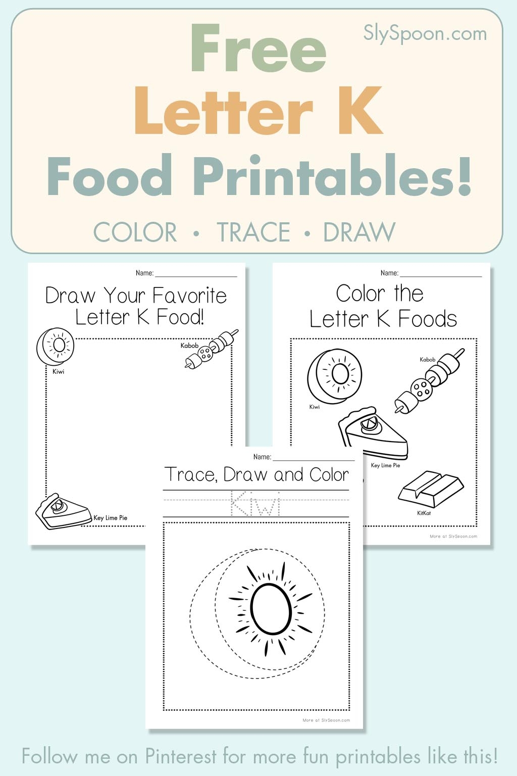 Free Letter K Food Printables For Preschool Kiwi Kabobs More Sly Spoon Free Letter K Food Printables For Preschool Kiwi Kabobs More Sly Spoon