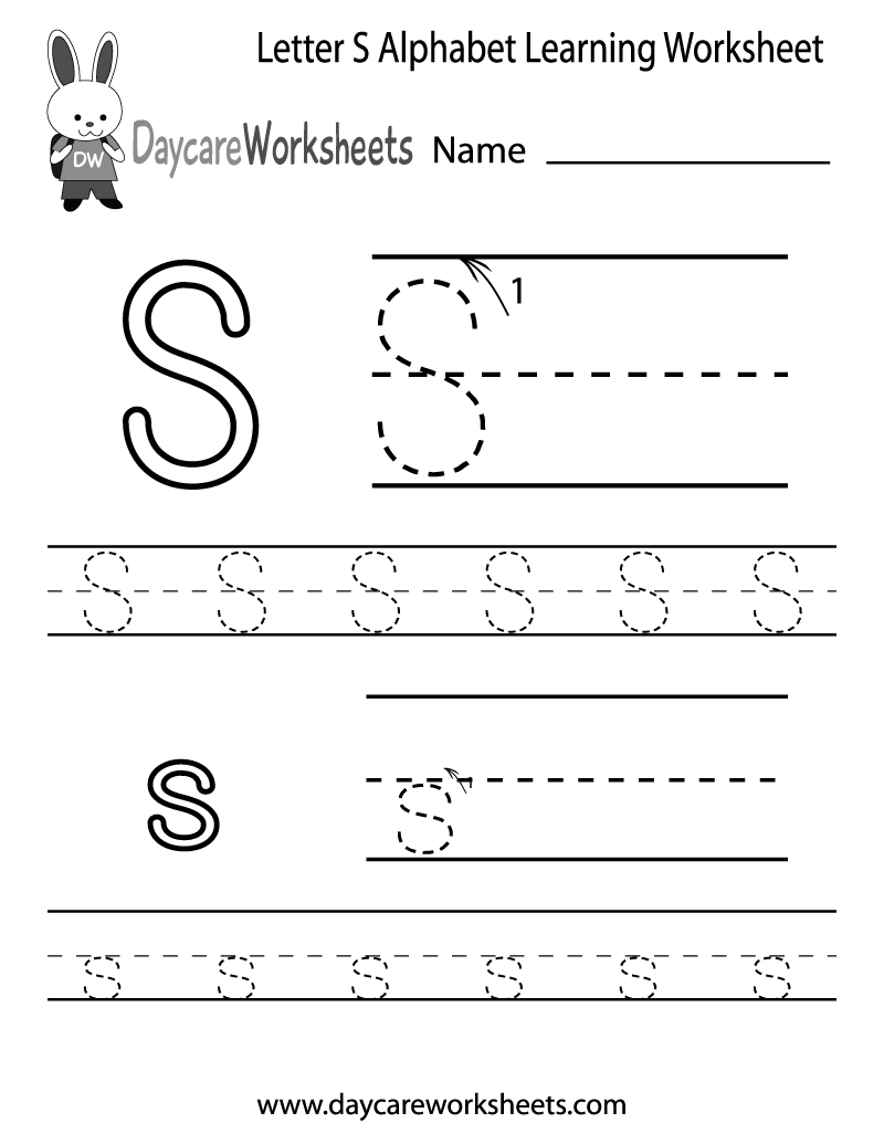 Printable Kindergarten Letter Worksheets