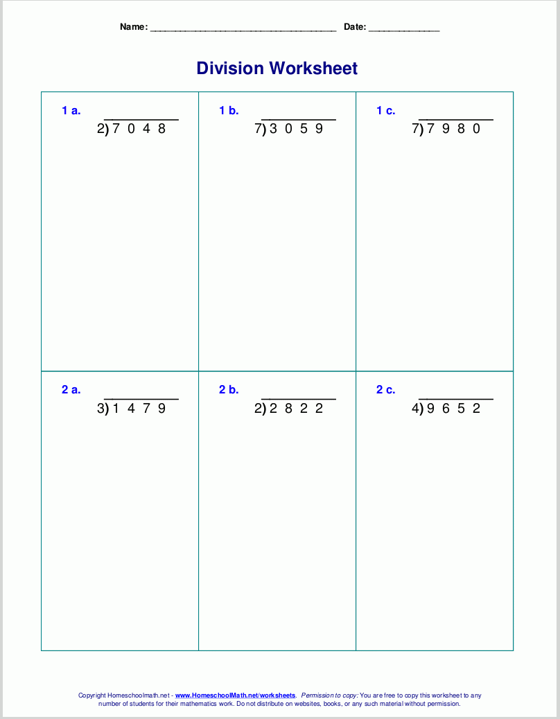 Free Math Worksheets Free Math Worksheets