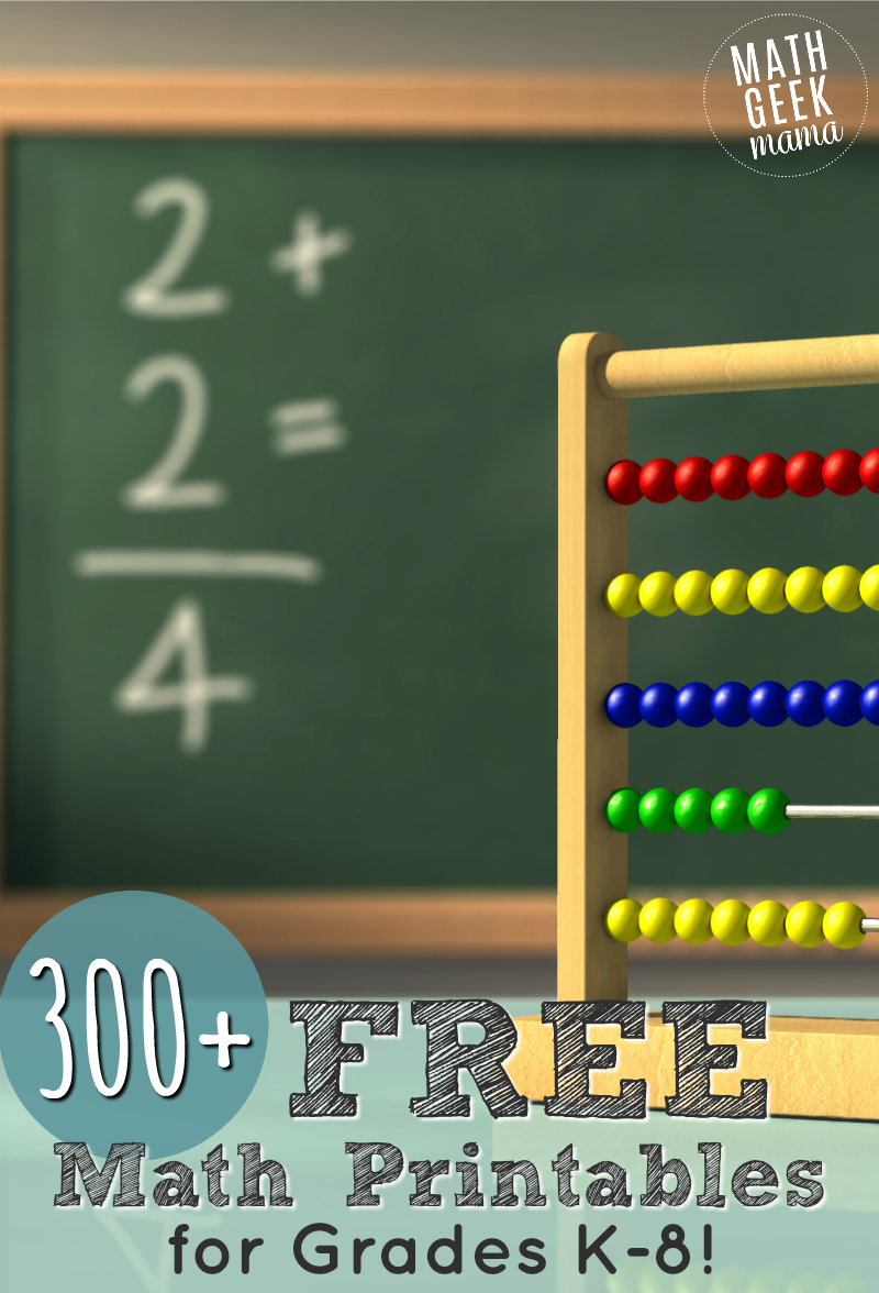 FREE Math Worksheets U0026 Printable Games Math Geek Mama FREE Math Worksheets U0026 Printable Games Math Geek Mama