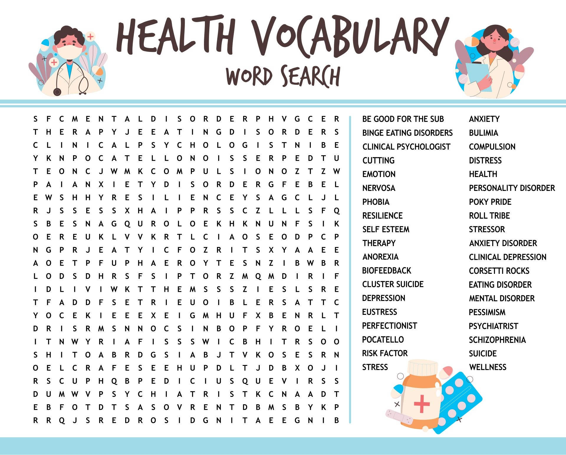 FREE Mental Health Worksheets Differentiated Fact Wheel FREE Mental Health Worksheets Differentiated Fact Wheel