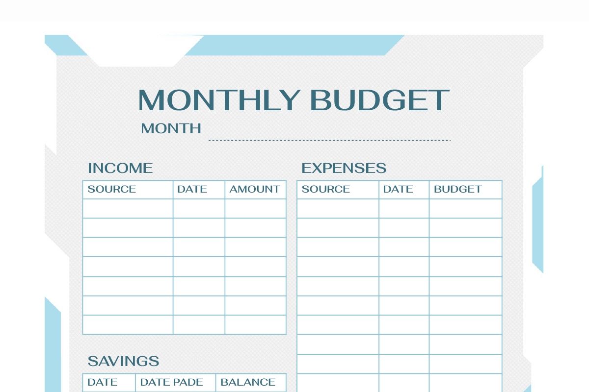 Free Monthly Budget Templates In Google Sheets And Excel Thegoodocs