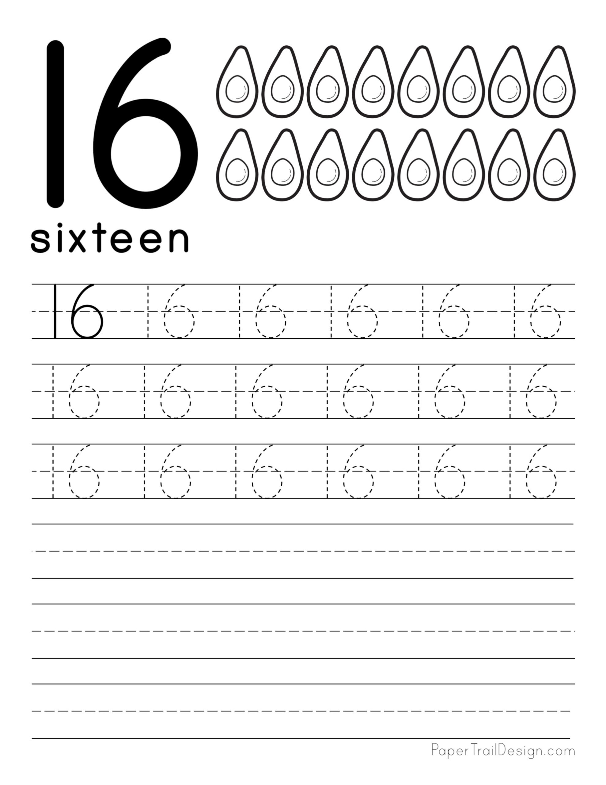 Free Number Tracing Worksheets Paper Trail Design Free Number Tracing Worksheets Paper Trail Design