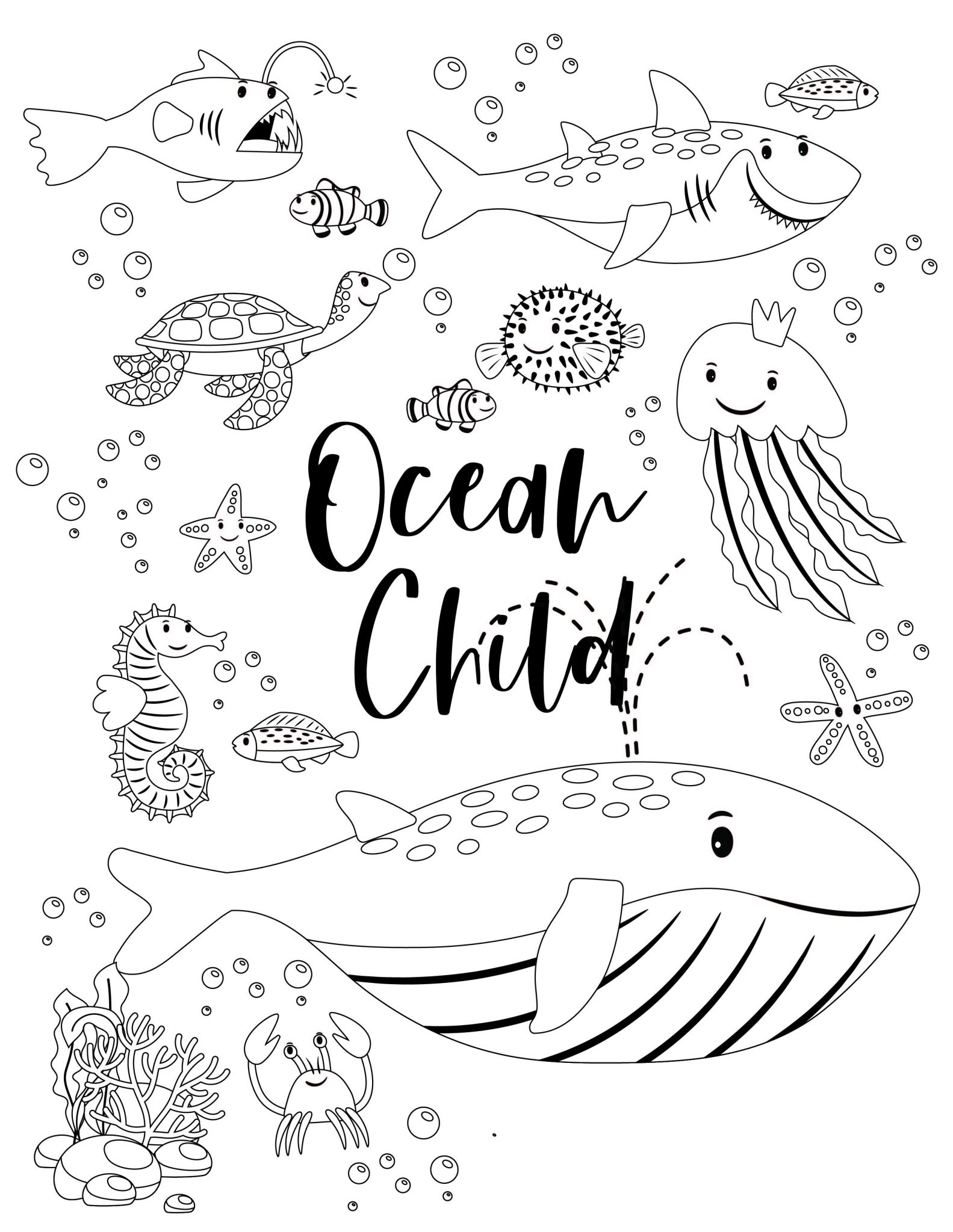 Free Ocean Activity Pack Printable For Kids The DIY Mommy Free Ocean Activity Pack Printable For Kids The DIY Mommy