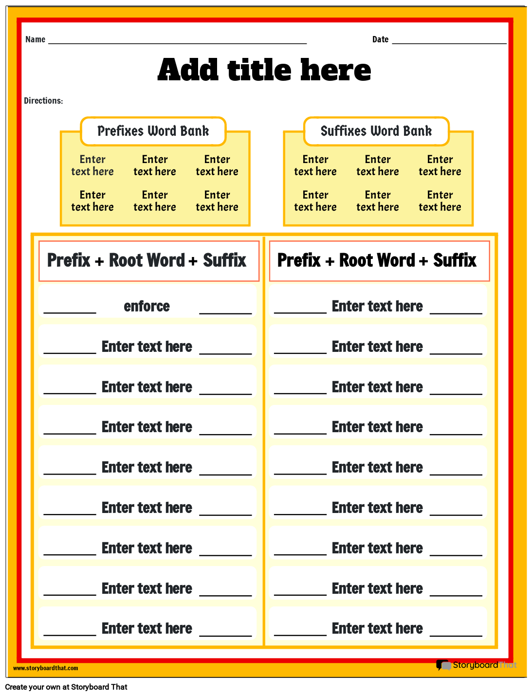 Free Prefixes And Suffixes Worksheets StoryboardThat Free Prefixes And Suffixes Worksheets StoryboardThat
