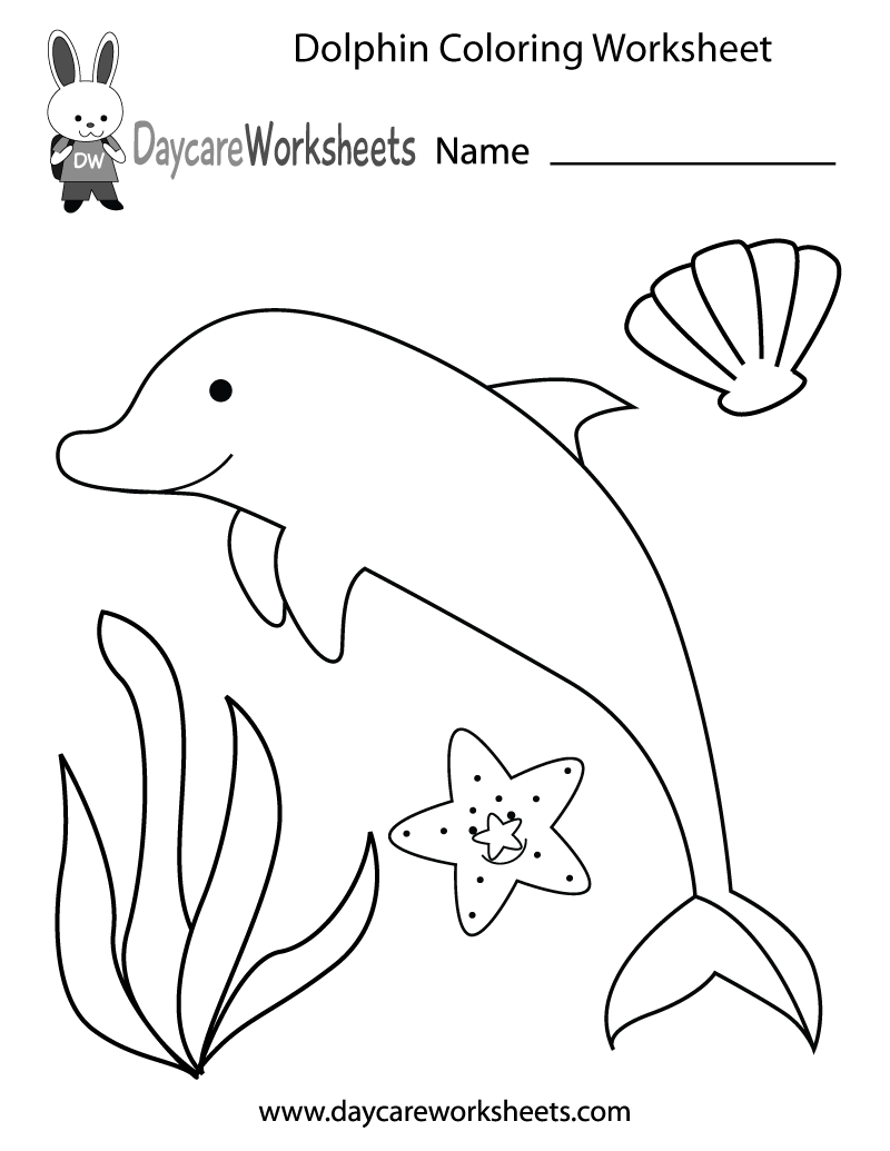 Printable Kindergarten Coloring Worksheets