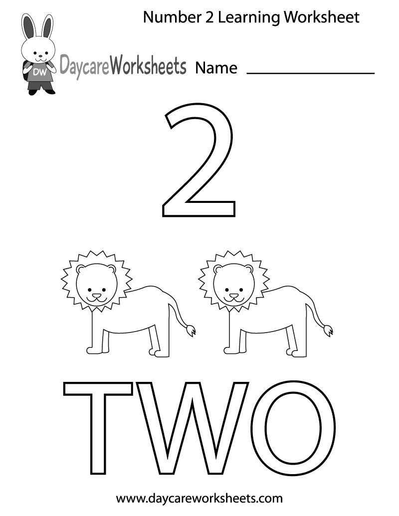 Free Printable Number Worksheets Preschool