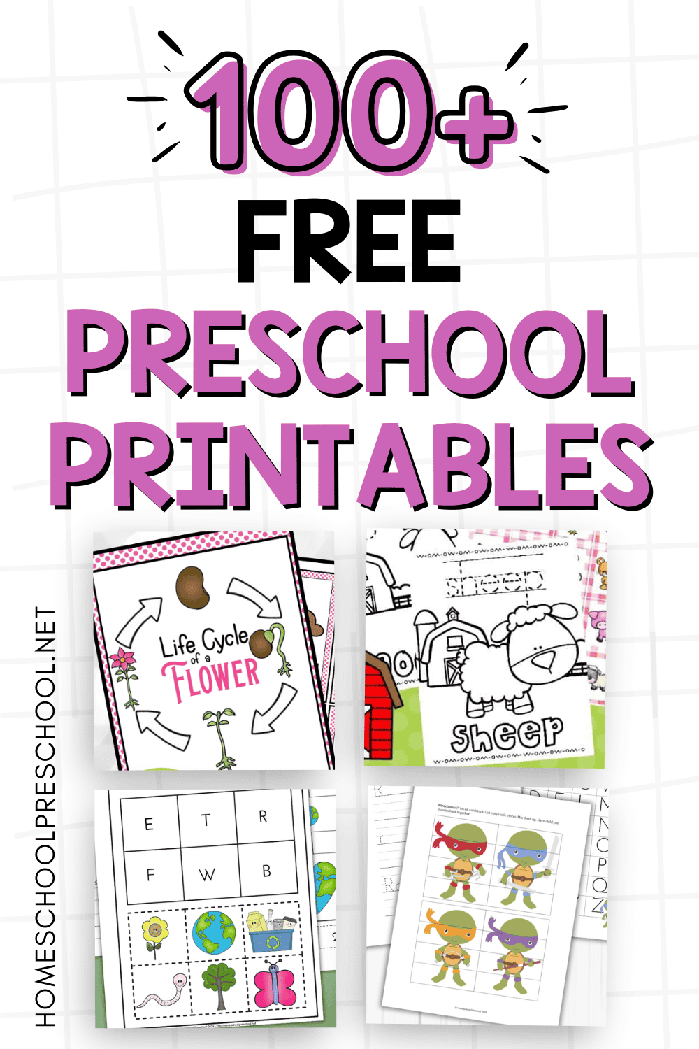 Pre Kindergarten Free Printable Worksheets