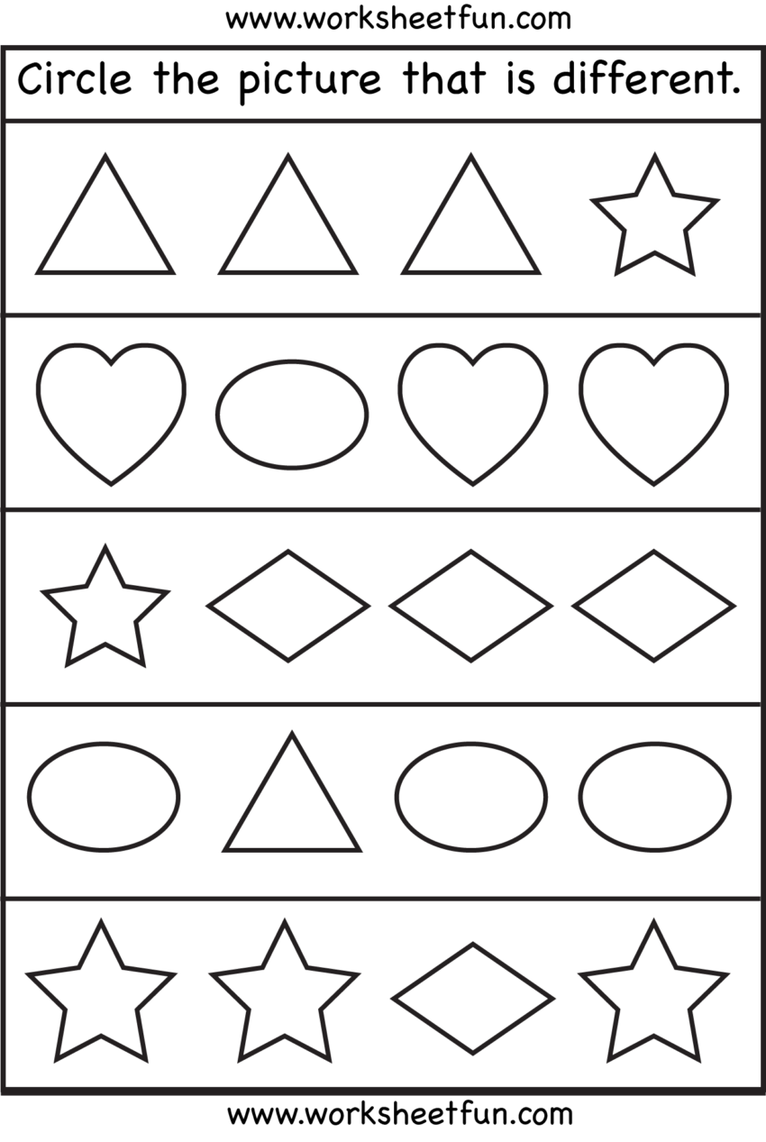Free Preschool Same Different Worksheet Printables Download Free Preschool Same Different Worksheet Printables Png Images Free Worksheets On Clipart Library