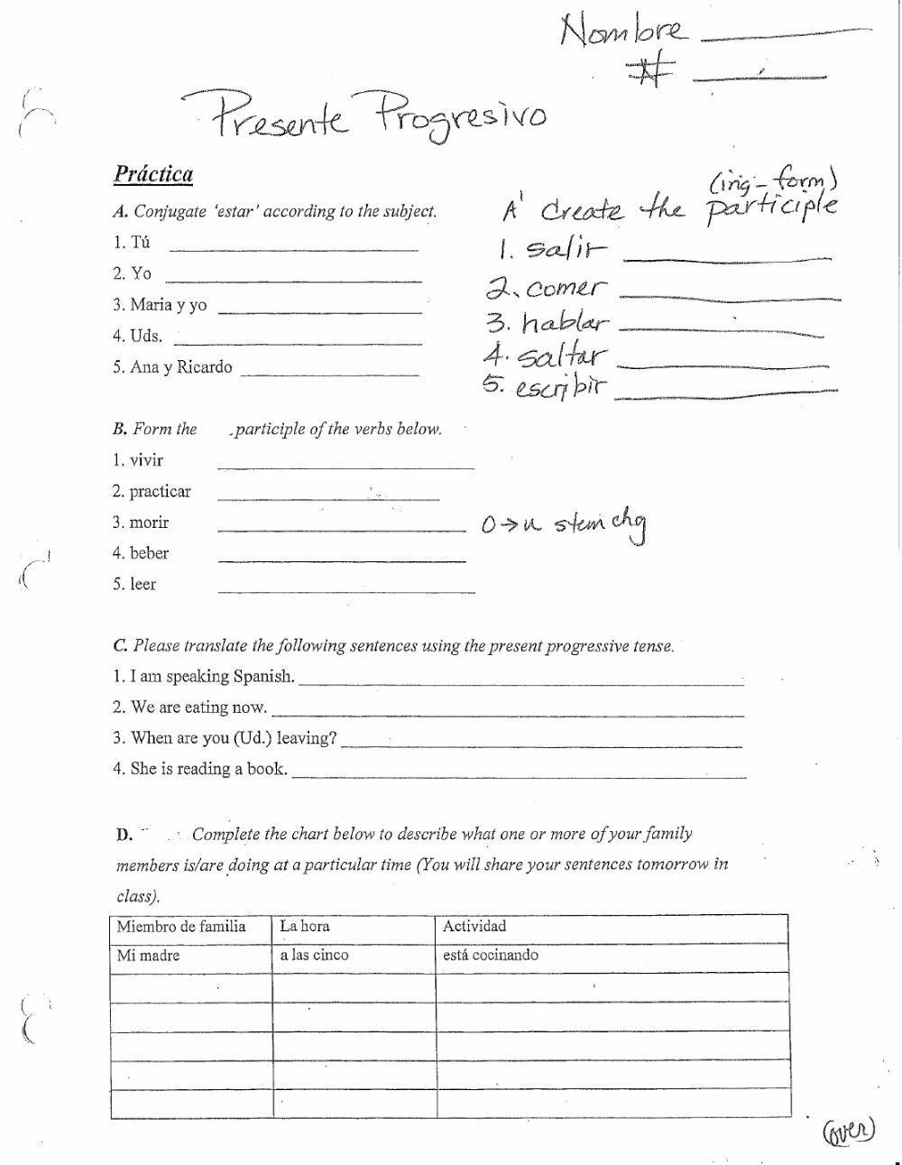 Free Present Progressive Spanish Worksheet Download Free Present Progressive Spanish Worksheet Png Images Free Worksheets On Clipart Library Free Present Progressive Spanish Worksheet Download Free Present Progressive Spanish Worksheet Png Images Free Worksheets On Clipart Library