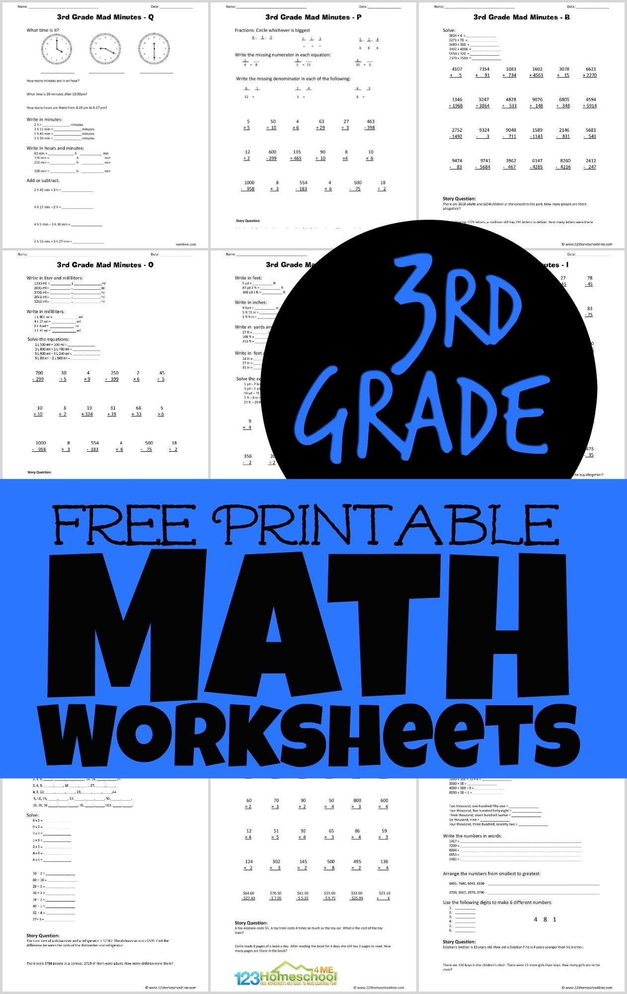 3rd Grade Printable Worksheets Free 3rd Grade Printable Worksheets Free