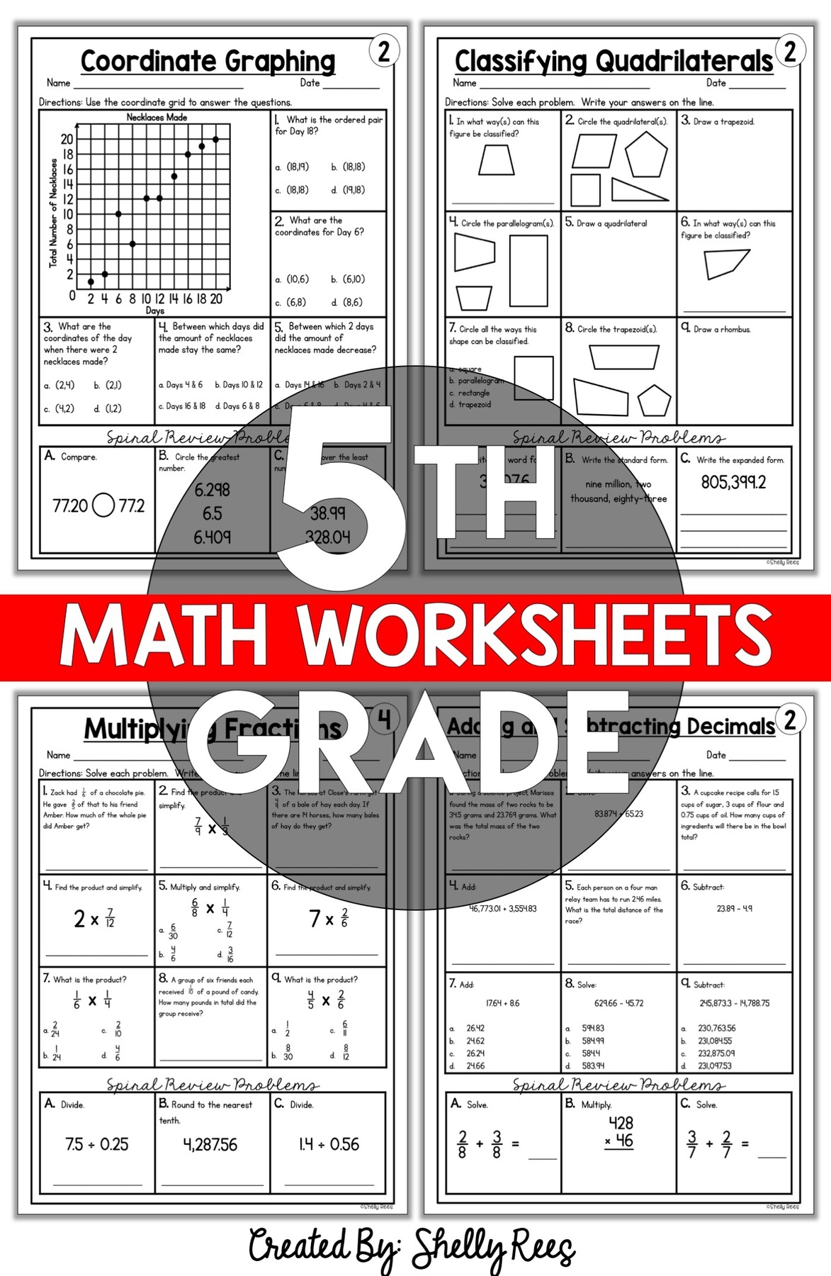 Free Printable 5th Grade Common Core Math Worksheets Appletastic Learning Free Printable 5th Grade Common Core Math Worksheets Appletastic Learning
