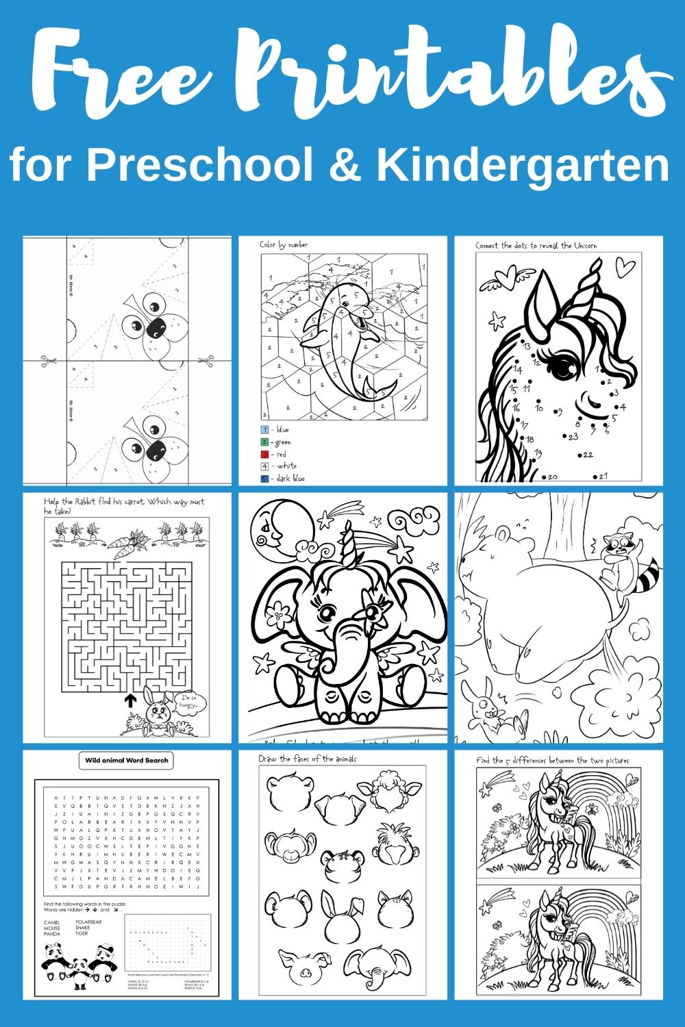 Free Printable Activities For Kids Free Printable Activities For Kids