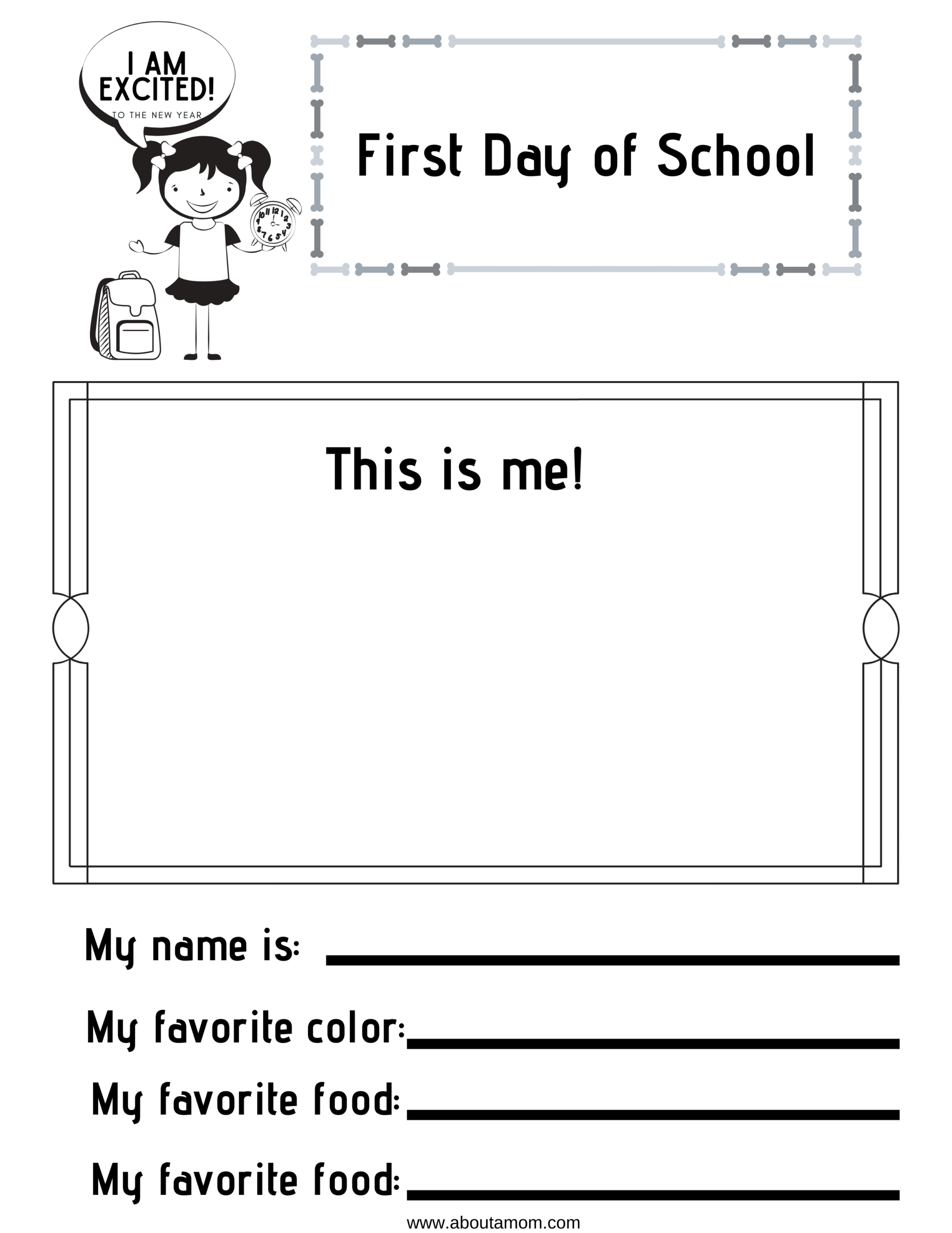 Free Printable Back To School Worksheets About A Mom Free Printable Back To School Worksheets About A Mom