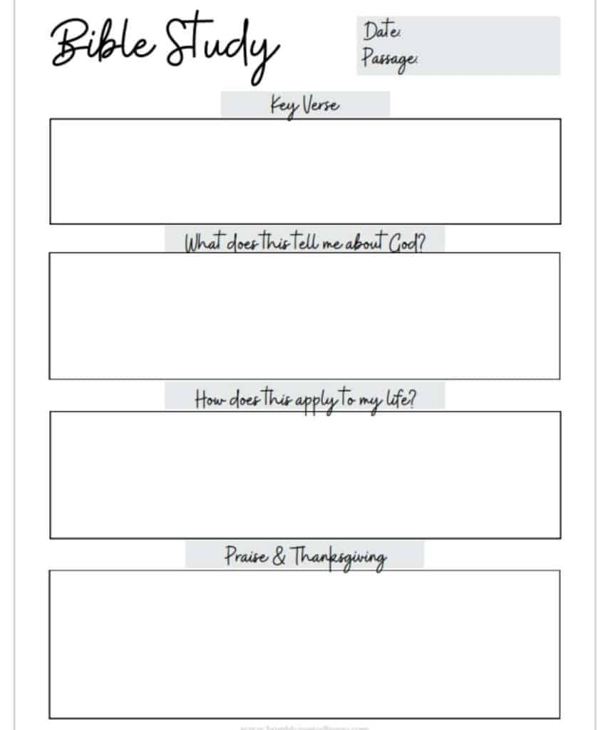 Free Printable Bible Story Worksheets