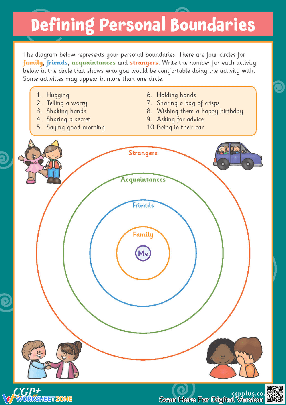 Free Printable Boundaries Circle Worksheets For Students Worksheets Library