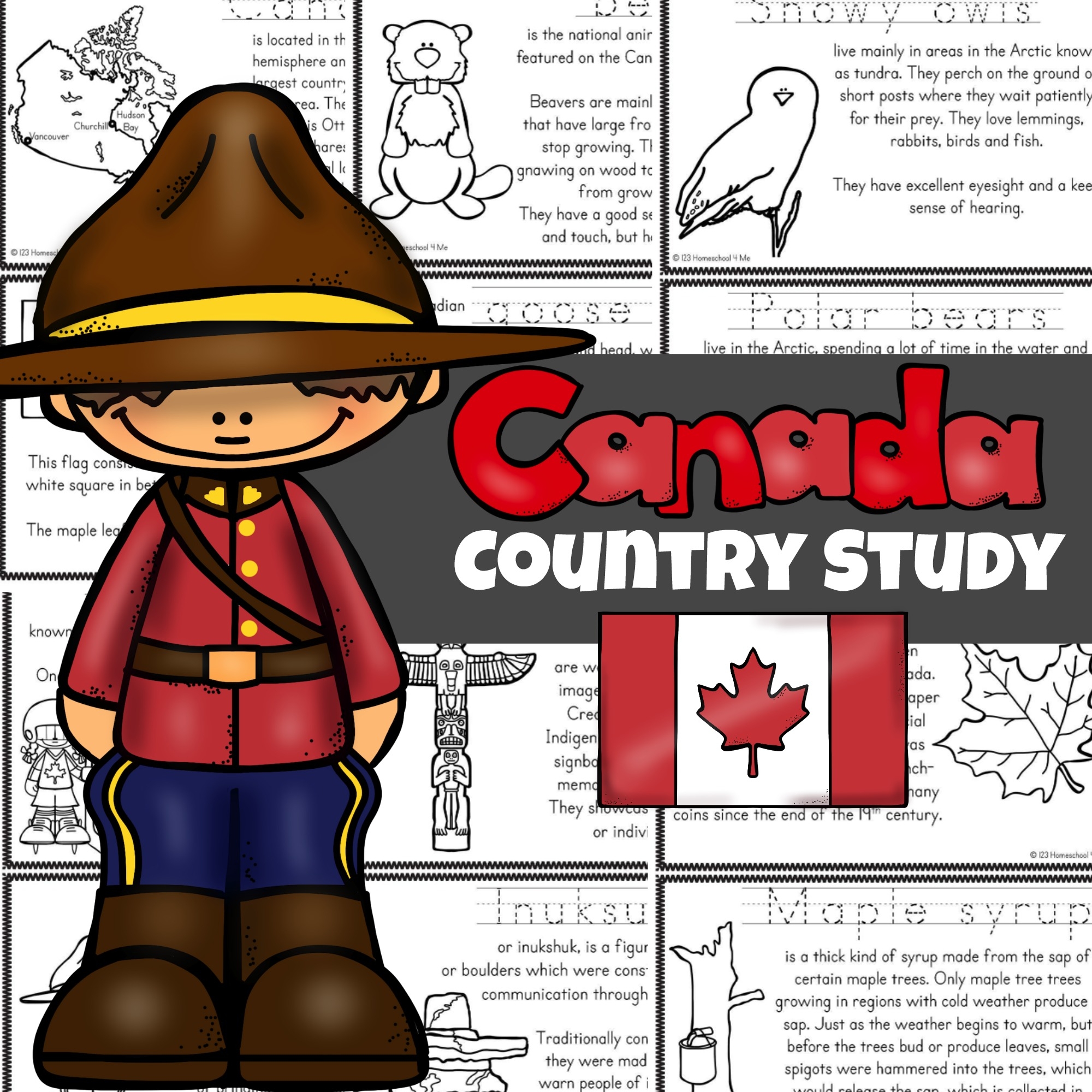 FREE Printable Canada For Kids Reader To Color Read And Learn FREE Printable Canada For Kids Reader To Color Read And Learn