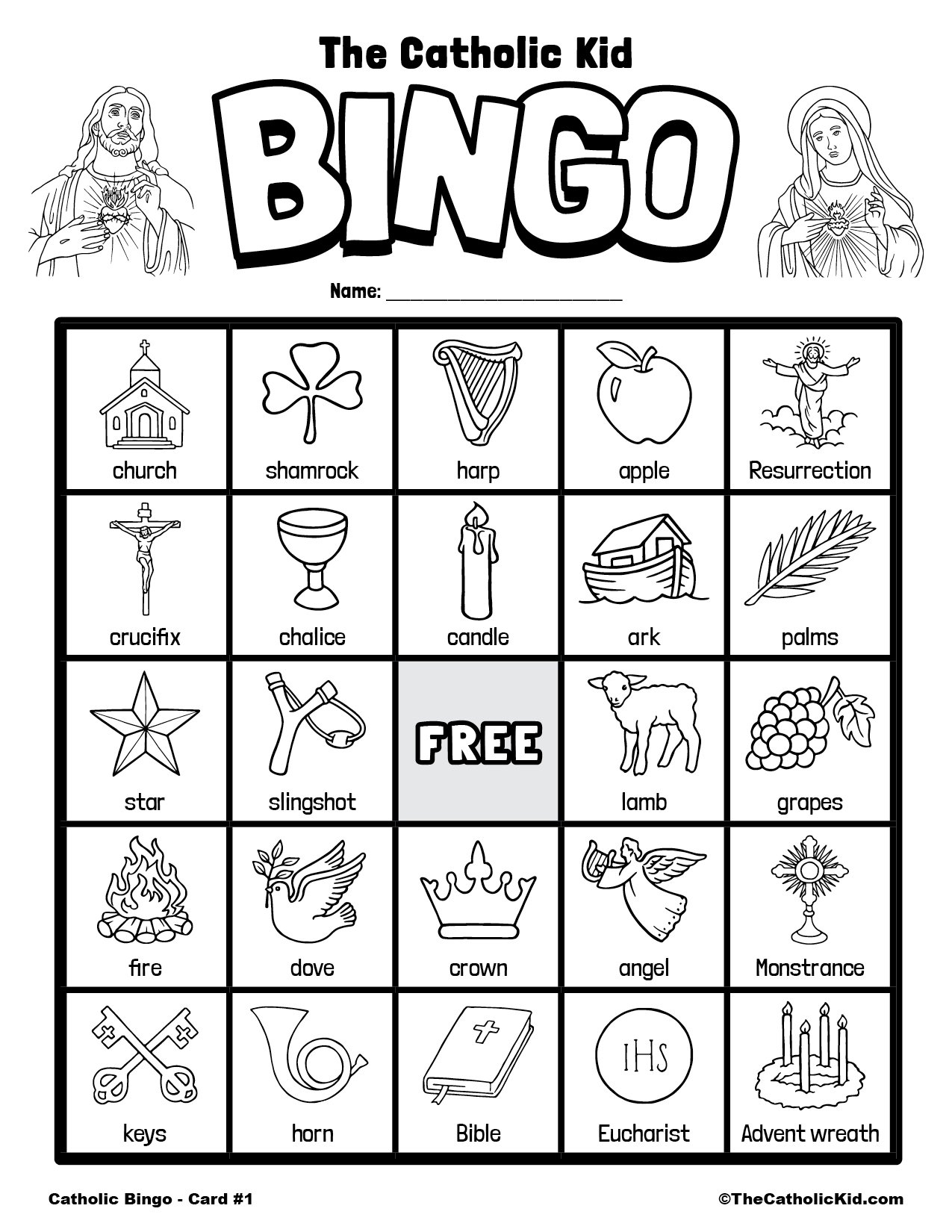 Free Printable Bingo For Preschoolers