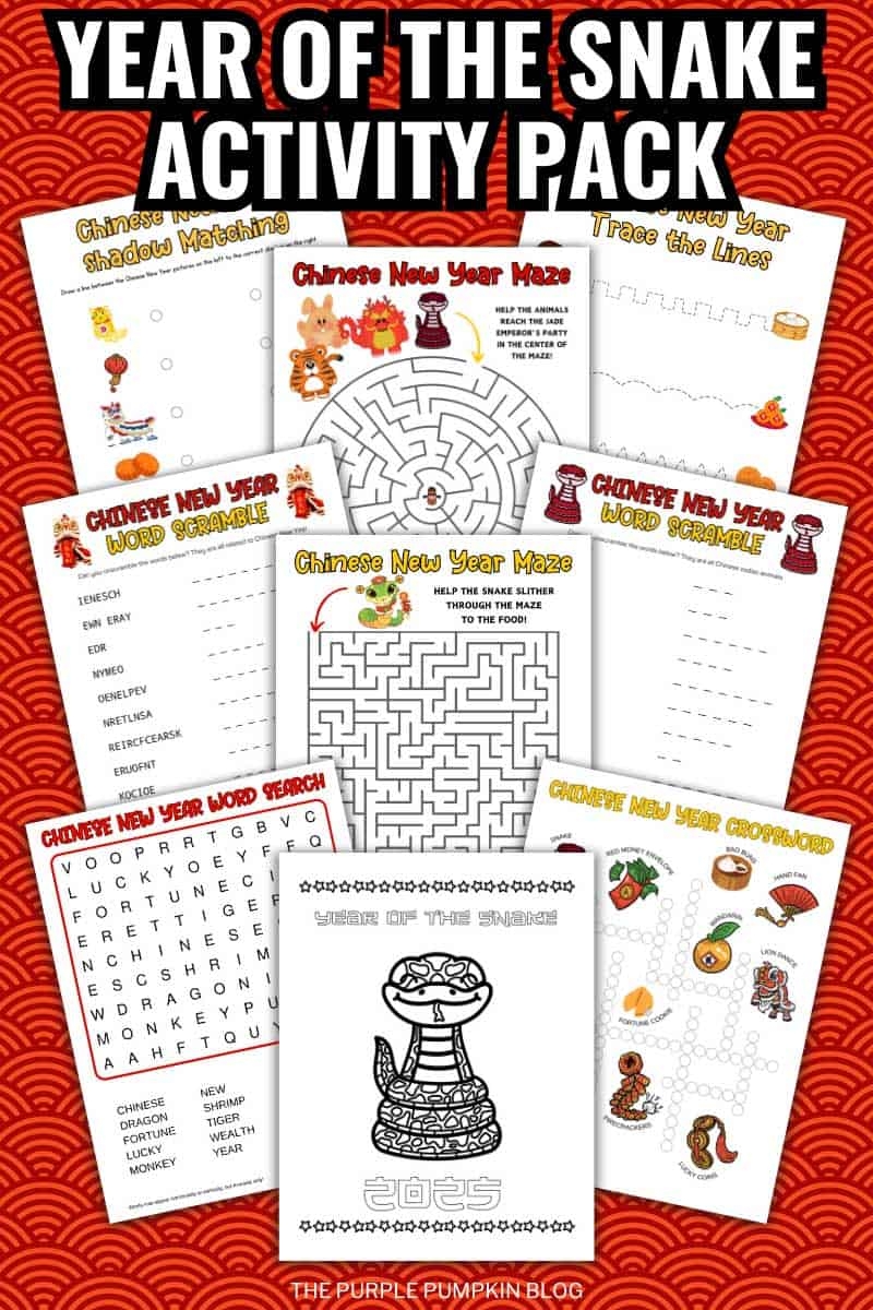 Free Printable Chinese New Year Activities Pack Year Of The Rabbit Free Printable Chinese New Year Activities Pack Year Of The Rabbit