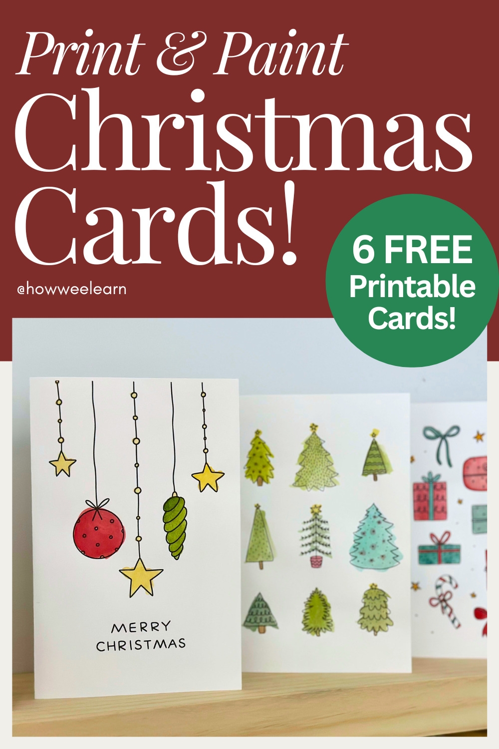 Free Printable Christmas Cards For Kids To Color How Wee Learn Free Printable Christmas Cards For Kids To Color How Wee Learn