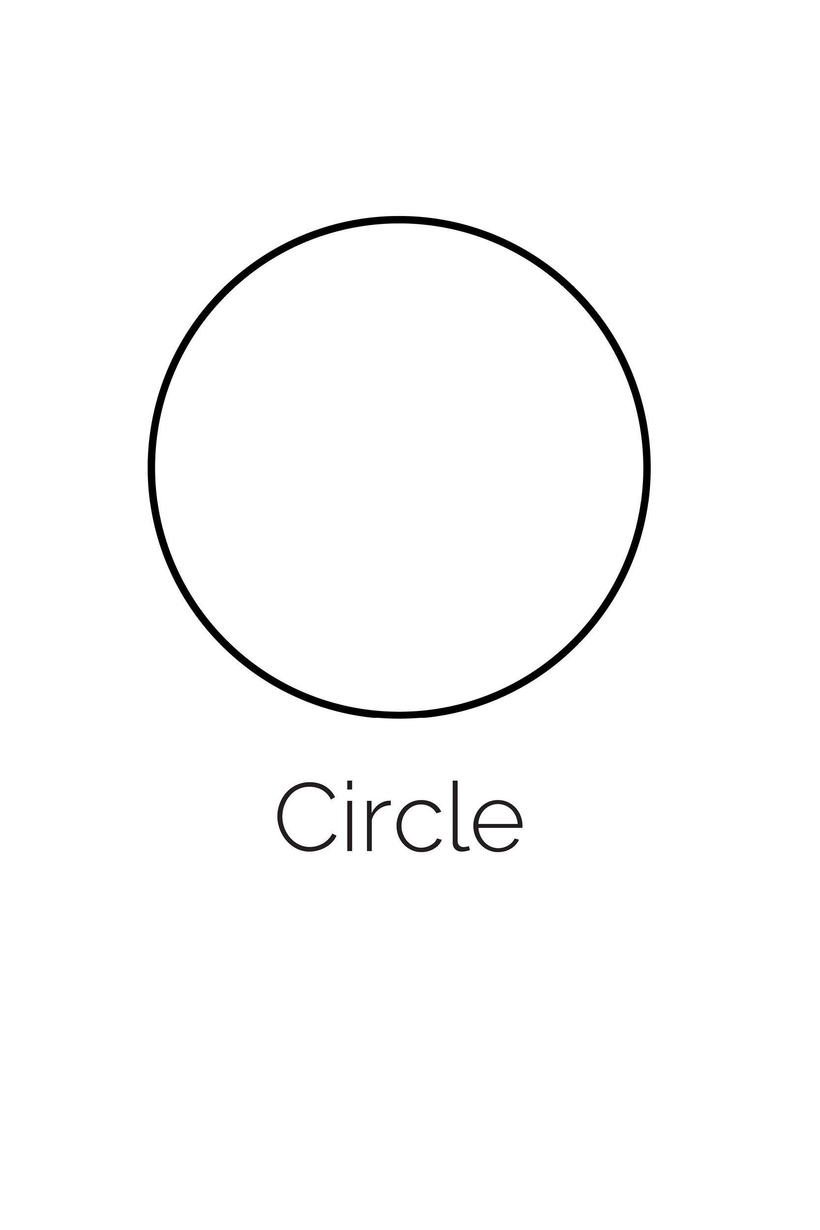 Free Printable Circle Shape