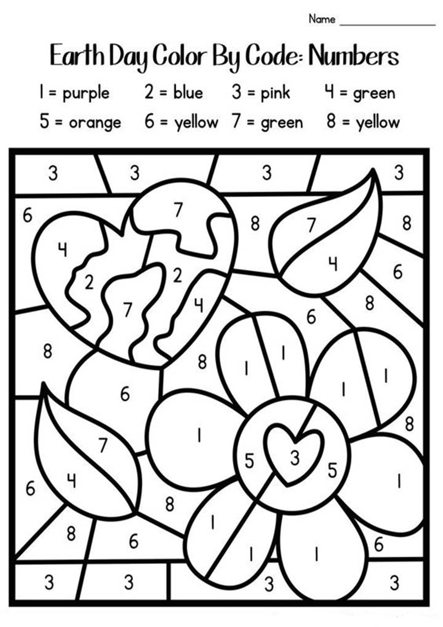Free Printable Color By Number Worksheets For Kindergarten Tulamama Free Printable Color By Number Worksheets For Kindergarten Tulamama