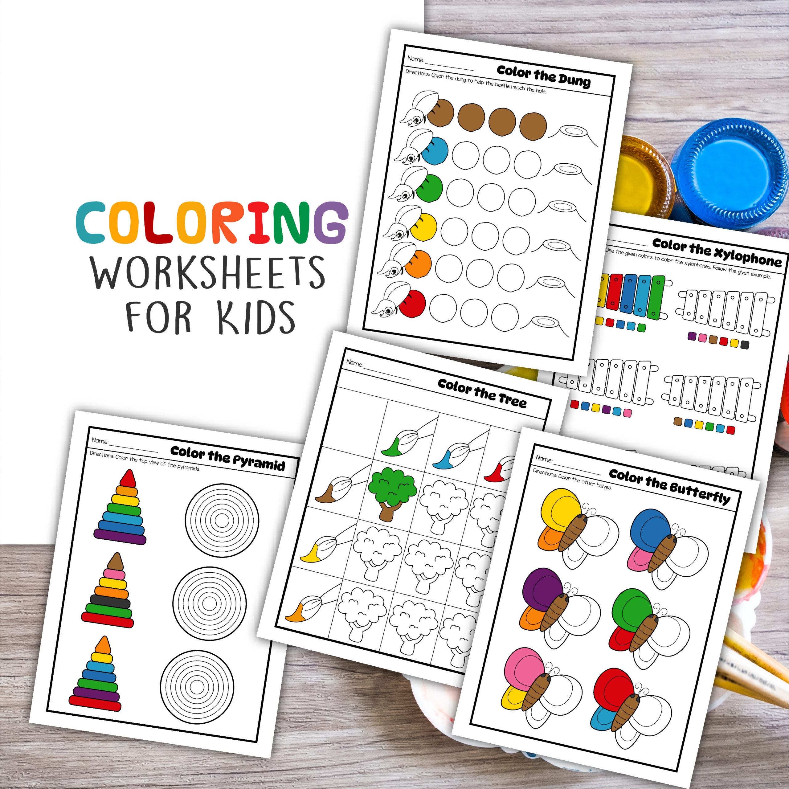 Free Preschool Printable Mixing Colors Story Free Preschool Printable Mixing Colors Story