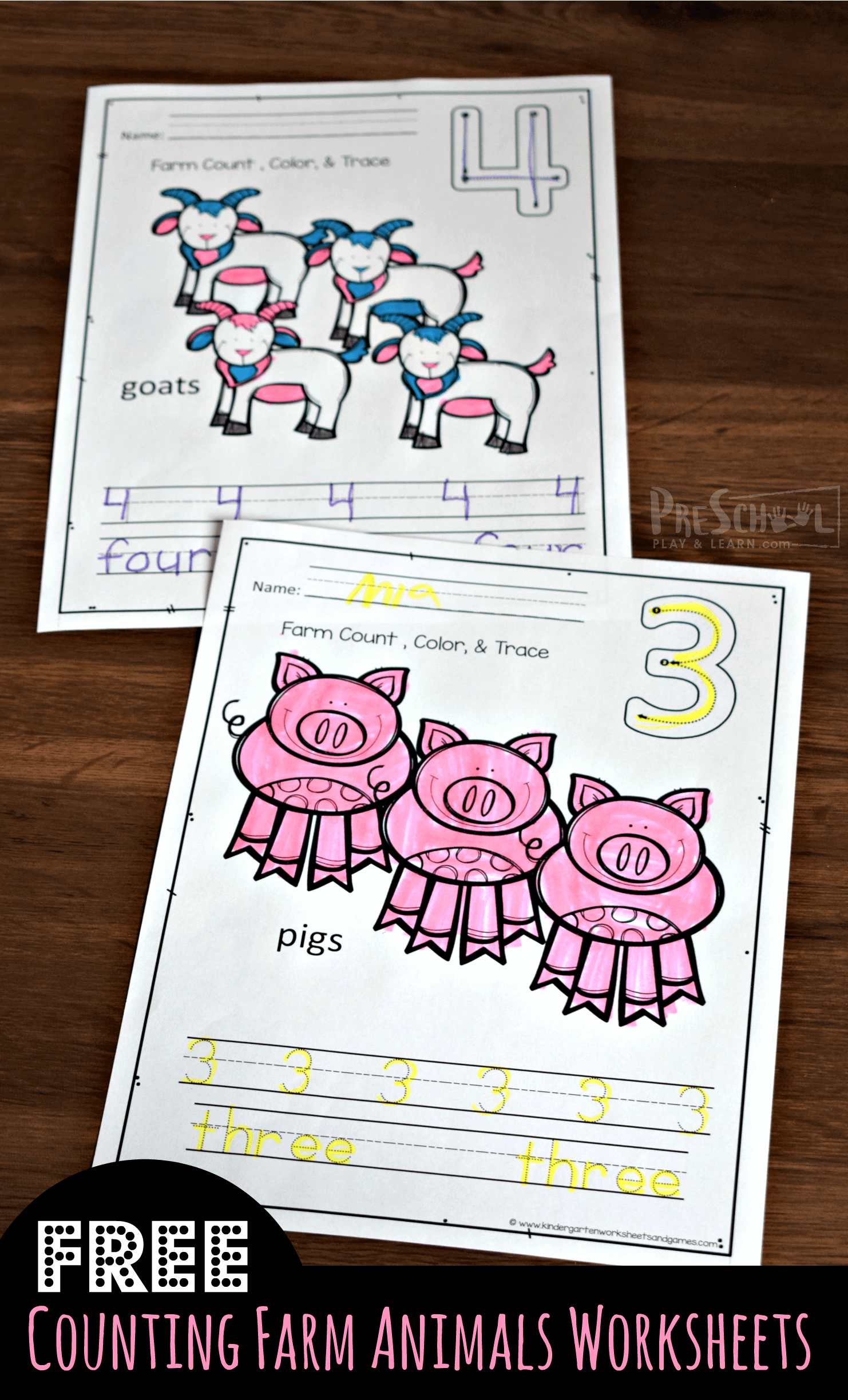 Free Printable Fingerprint Counting Worksheet