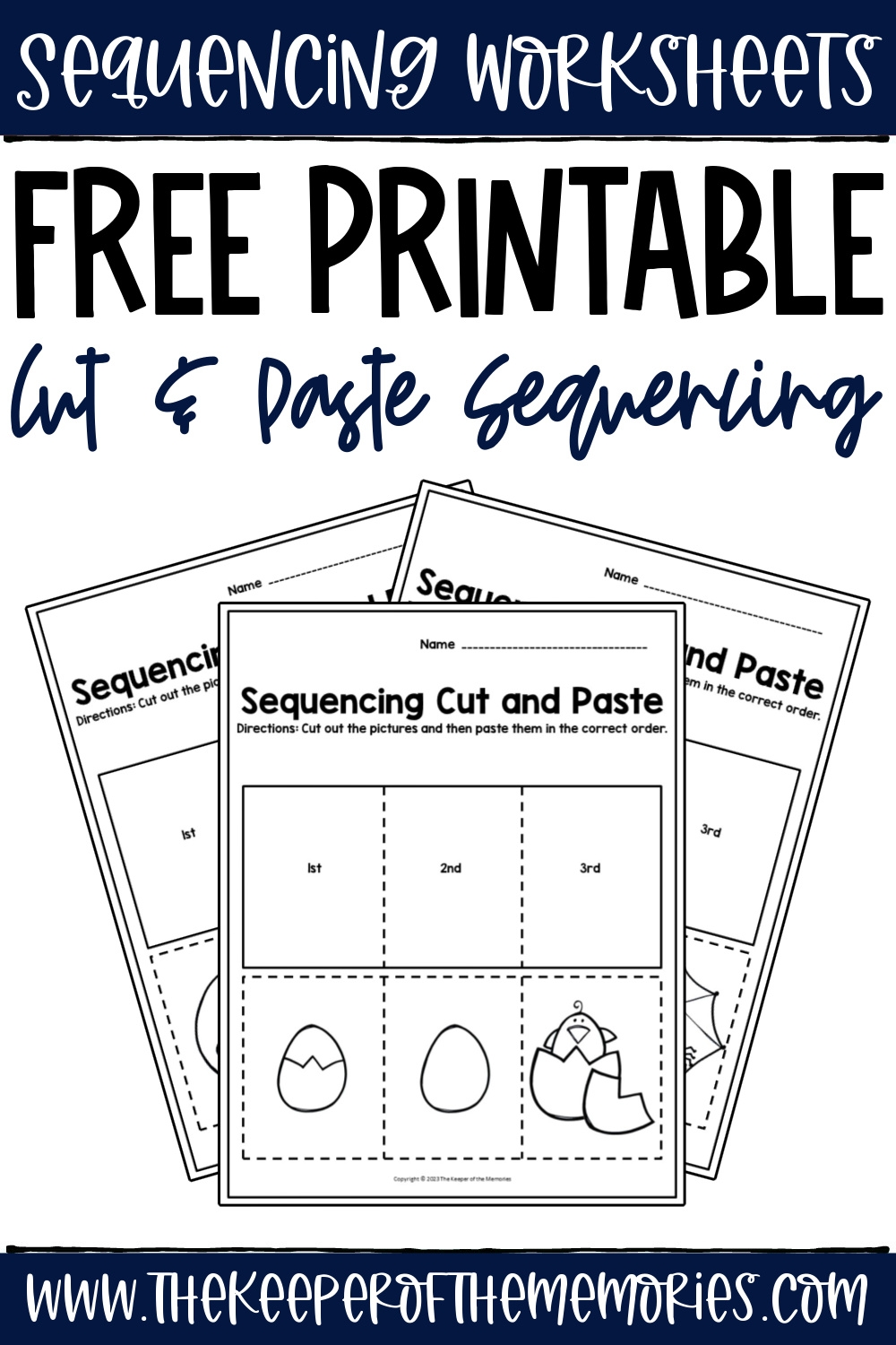 Free Printable Cut And Paste Story Sequencing Worksheets Worksheets Library